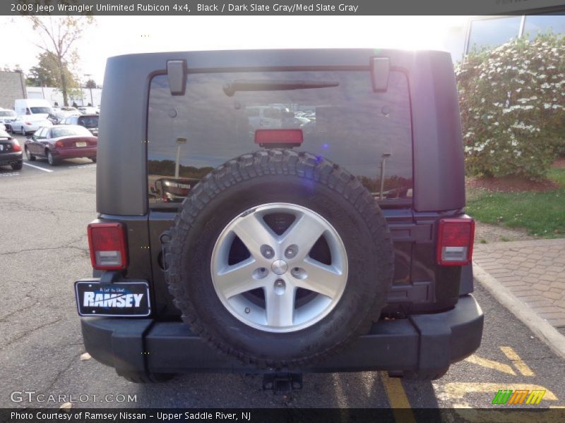 Black / Dark Slate Gray/Med Slate Gray 2008 Jeep Wrangler Unlimited Rubicon 4x4