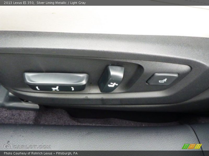 Silver Lining Metallic / Light Gray 2013 Lexus ES 350