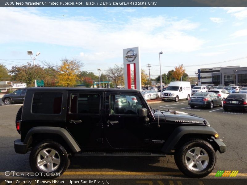 Black / Dark Slate Gray/Med Slate Gray 2008 Jeep Wrangler Unlimited Rubicon 4x4