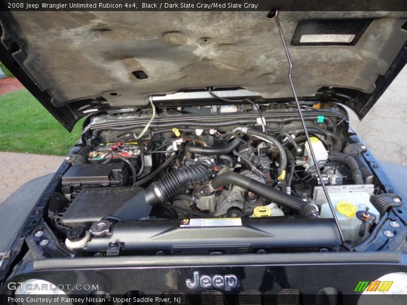 Black / Dark Slate Gray/Med Slate Gray 2008 Jeep Wrangler Unlimited Rubicon 4x4
