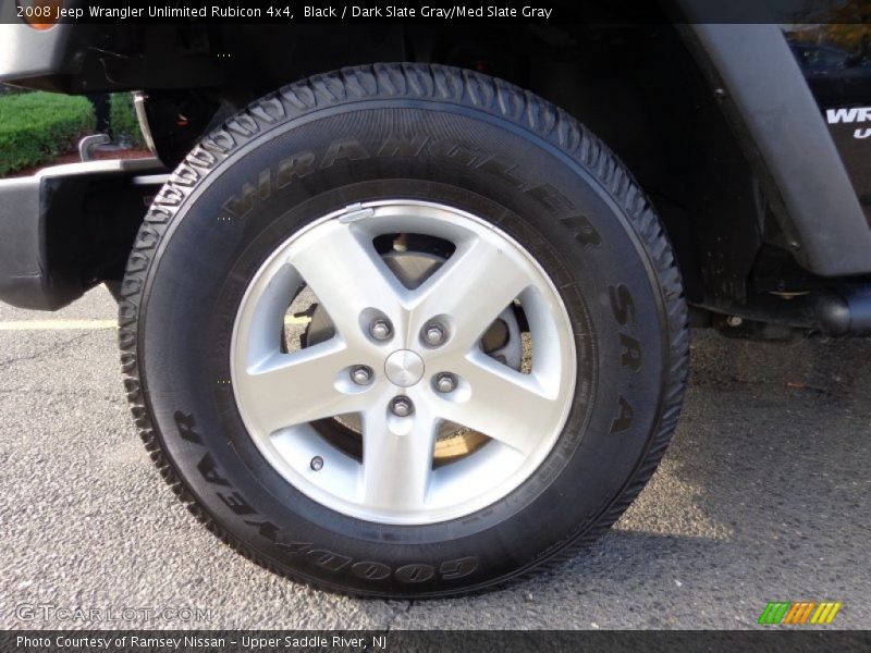 Black / Dark Slate Gray/Med Slate Gray 2008 Jeep Wrangler Unlimited Rubicon 4x4