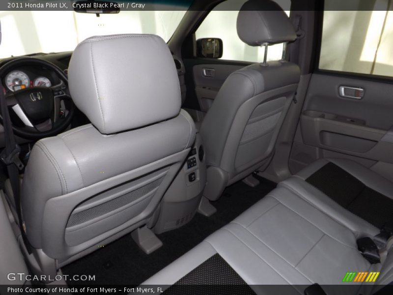 Crystal Black Pearl / Gray 2011 Honda Pilot LX