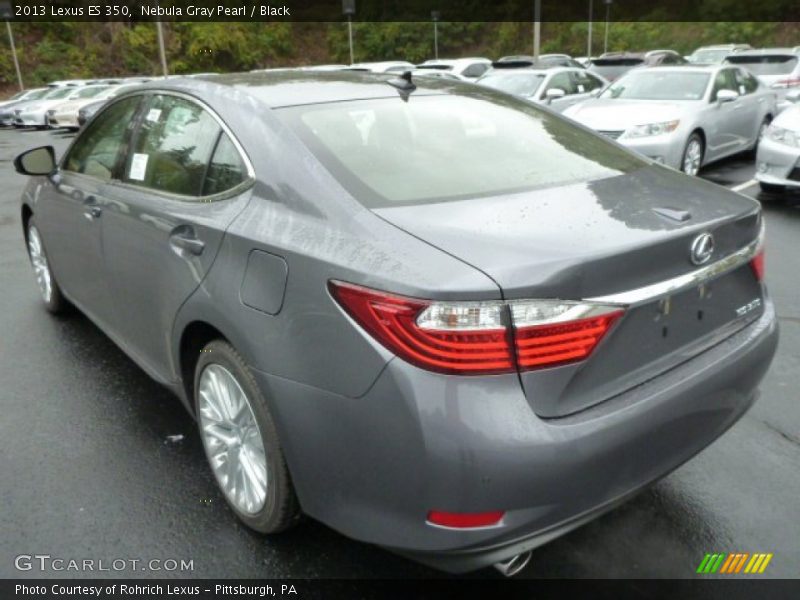 Nebula Gray Pearl / Black 2013 Lexus ES 350