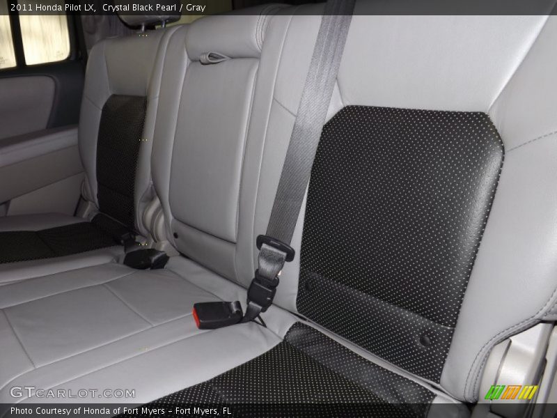 Crystal Black Pearl / Gray 2011 Honda Pilot LX