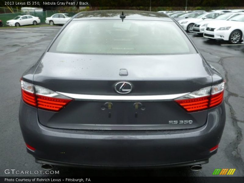 Nebula Gray Pearl / Black 2013 Lexus ES 350