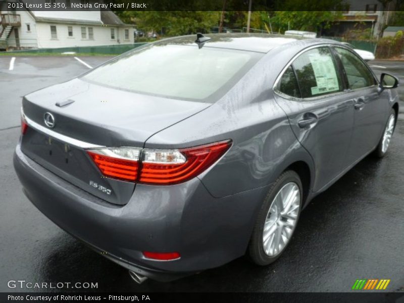 Nebula Gray Pearl / Black 2013 Lexus ES 350