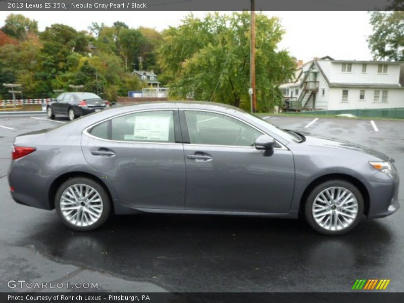 Nebula Gray Pearl / Black 2013 Lexus ES 350