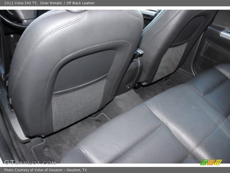 Silver Metallic / Off Black Leather 2011 Volvo S40 T5
