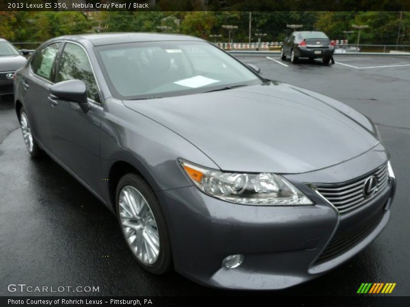 Nebula Gray Pearl / Black 2013 Lexus ES 350