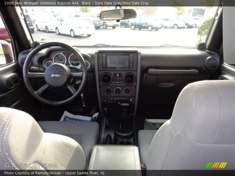 Black / Dark Slate Gray/Med Slate Gray 2008 Jeep Wrangler Unlimited Rubicon 4x4