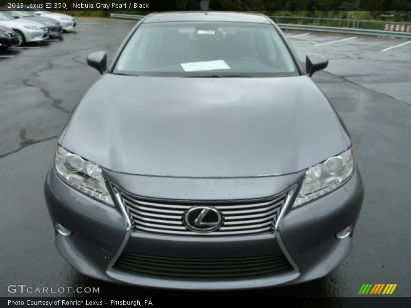 Nebula Gray Pearl / Black 2013 Lexus ES 350