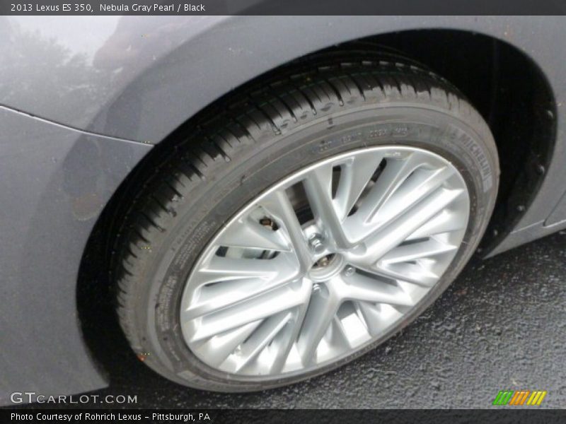 Nebula Gray Pearl / Black 2013 Lexus ES 350