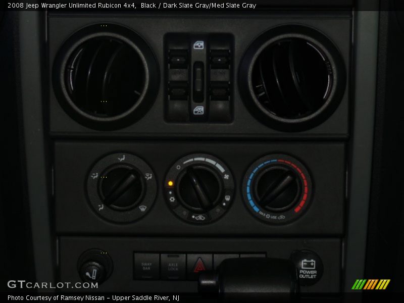 Black / Dark Slate Gray/Med Slate Gray 2008 Jeep Wrangler Unlimited Rubicon 4x4