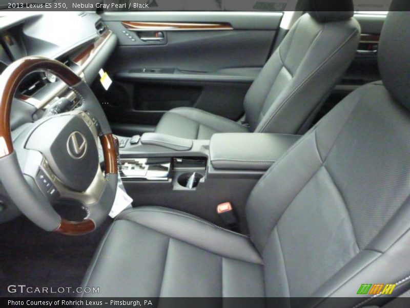 Nebula Gray Pearl / Black 2013 Lexus ES 350