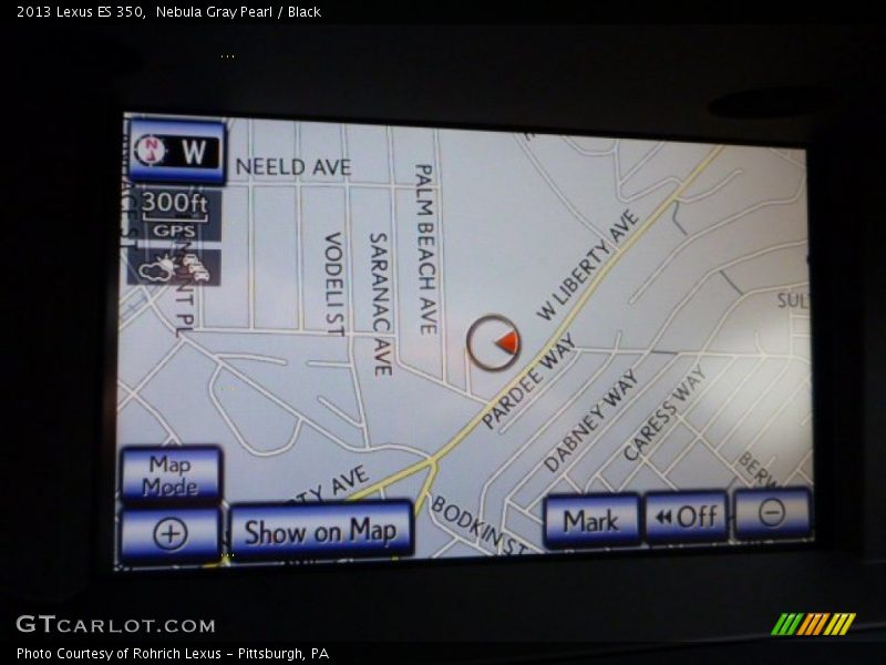 Nebula Gray Pearl / Black 2013 Lexus ES 350