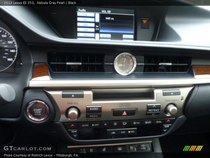 Nebula Gray Pearl / Black 2013 Lexus ES 350