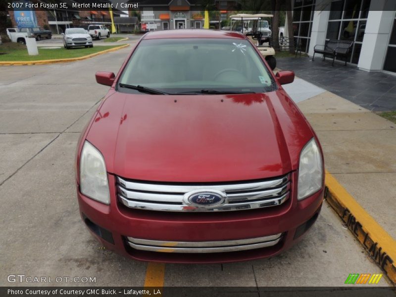 Merlot Metallic / Camel 2007 Ford Fusion SE