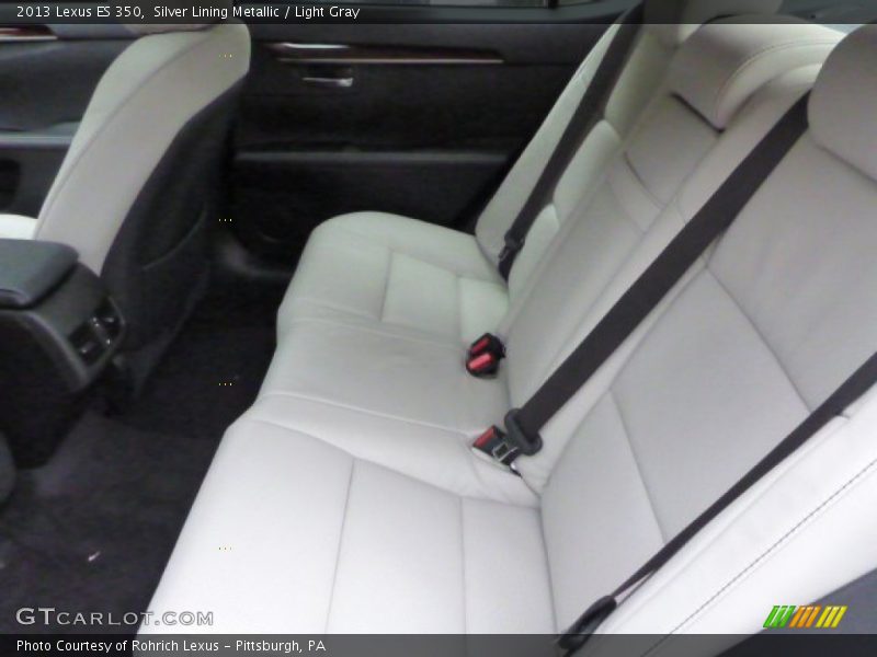 Silver Lining Metallic / Light Gray 2013 Lexus ES 350