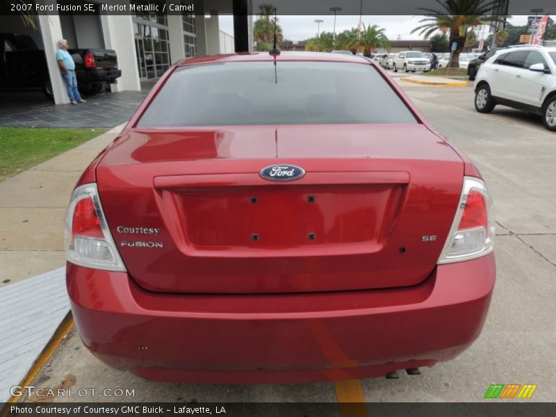 Merlot Metallic / Camel 2007 Ford Fusion SE