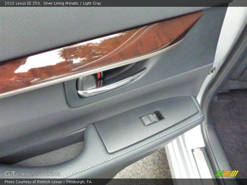 Silver Lining Metallic / Light Gray 2013 Lexus ES 350