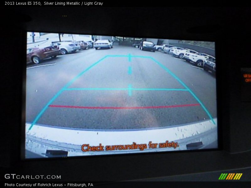 Silver Lining Metallic / Light Gray 2013 Lexus ES 350