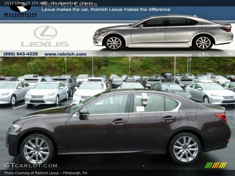 Fire Agate Pearl / Flaxen 2013 Lexus GS 350 AWD