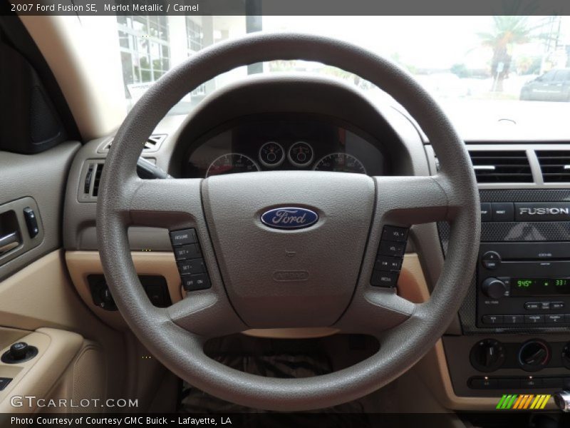 Merlot Metallic / Camel 2007 Ford Fusion SE