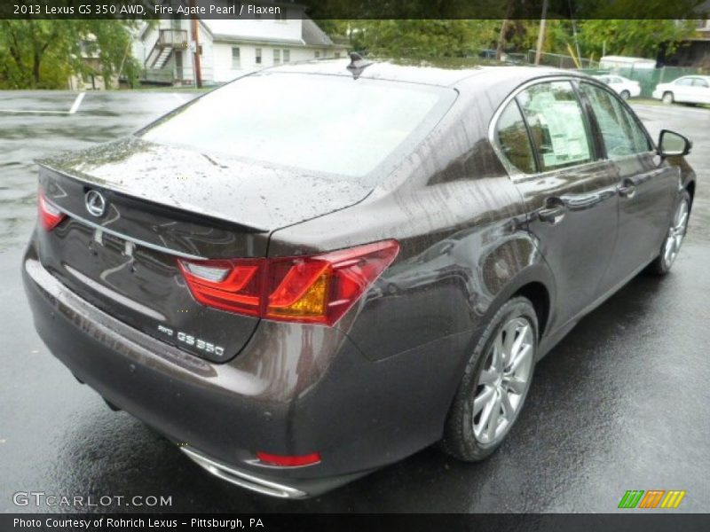 Fire Agate Pearl / Flaxen 2013 Lexus GS 350 AWD