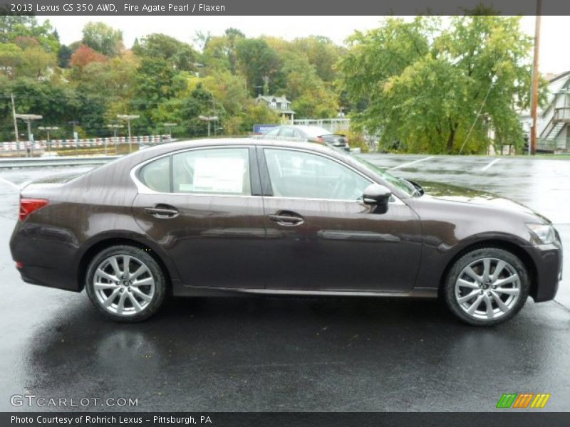 Fire Agate Pearl / Flaxen 2013 Lexus GS 350 AWD