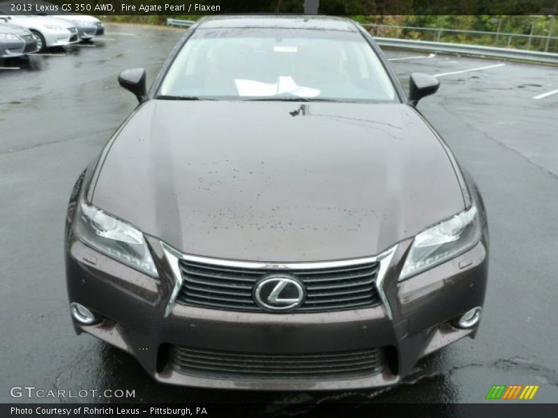 Fire Agate Pearl / Flaxen 2013 Lexus GS 350 AWD