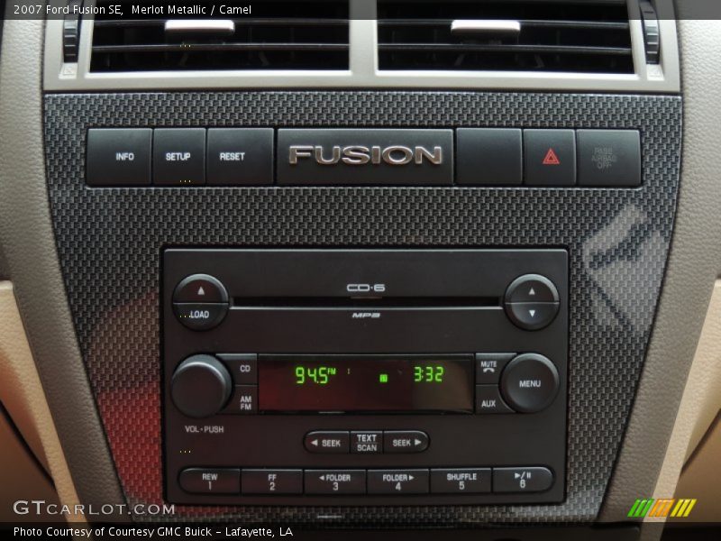 Merlot Metallic / Camel 2007 Ford Fusion SE
