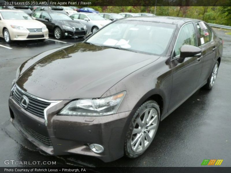 Fire Agate Pearl / Flaxen 2013 Lexus GS 350 AWD