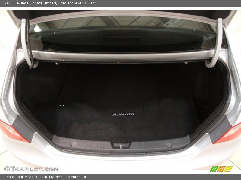 Radiant Silver / Black 2011 Hyundai Sonata Limited