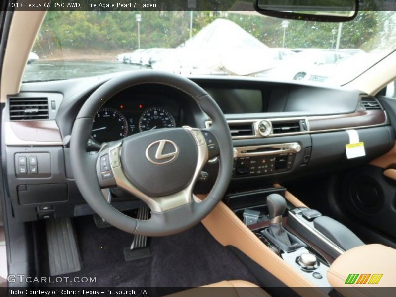 Fire Agate Pearl / Flaxen 2013 Lexus GS 350 AWD