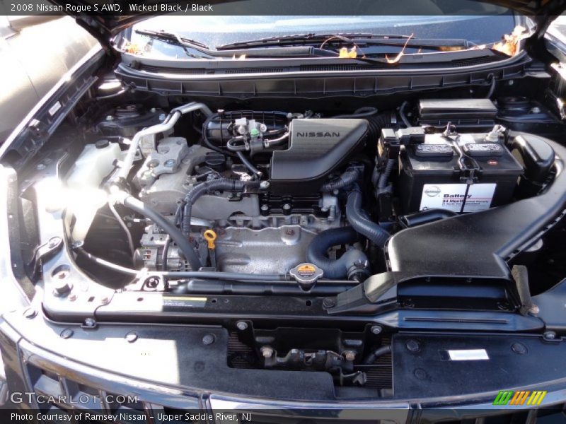 Wicked Black / Black 2008 Nissan Rogue S AWD