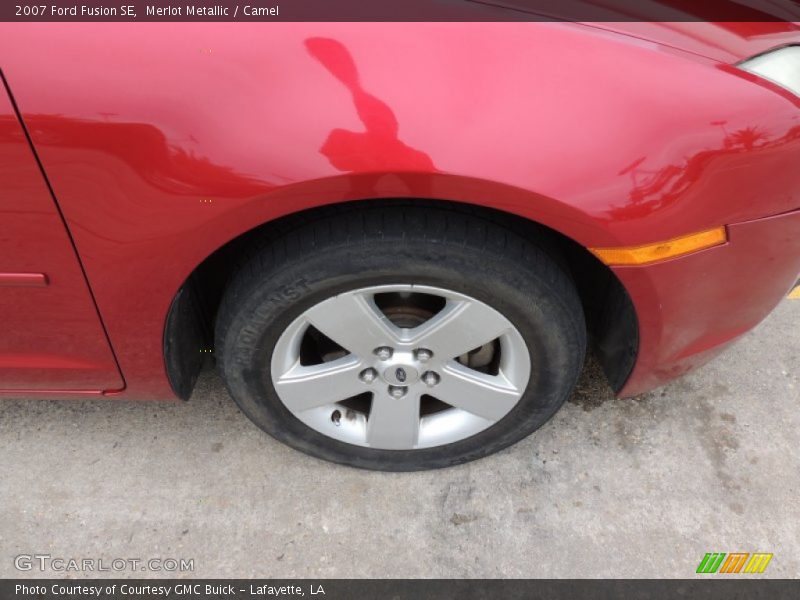 Merlot Metallic / Camel 2007 Ford Fusion SE