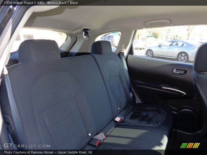Wicked Black / Black 2008 Nissan Rogue S AWD
