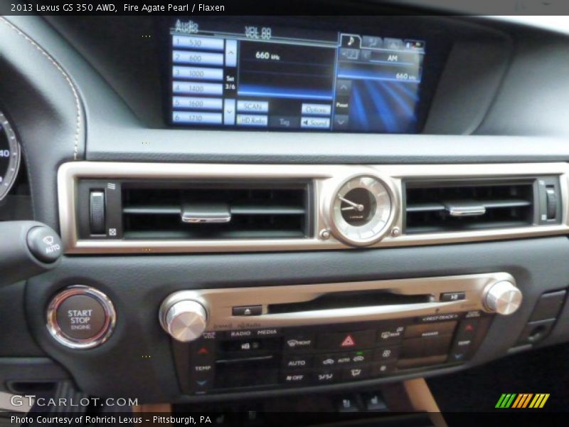 Fire Agate Pearl / Flaxen 2013 Lexus GS 350 AWD