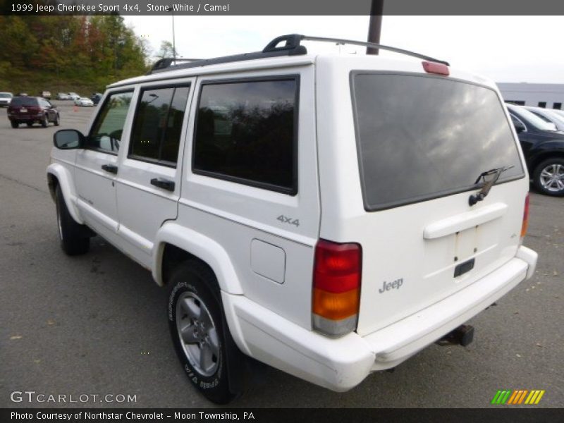 Stone White / Camel 1999 Jeep Cherokee Sport 4x4