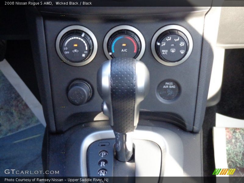 Wicked Black / Black 2008 Nissan Rogue S AWD