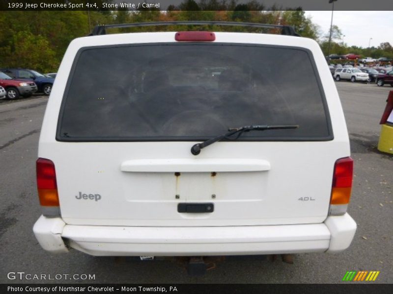 Stone White / Camel 1999 Jeep Cherokee Sport 4x4