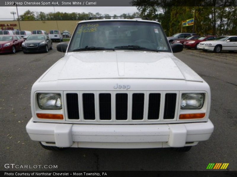 Stone White / Camel 1999 Jeep Cherokee Sport 4x4