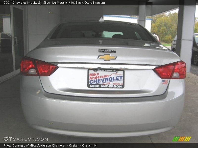 Silver Ice Metallic / Jet Black/Dark Titanium 2014 Chevrolet Impala LS