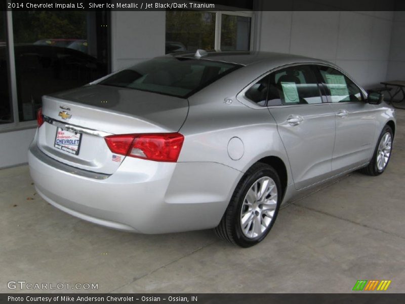 Silver Ice Metallic / Jet Black/Dark Titanium 2014 Chevrolet Impala LS