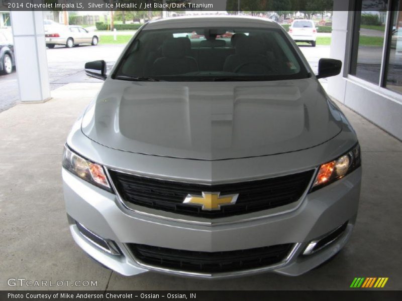 Silver Ice Metallic / Jet Black/Dark Titanium 2014 Chevrolet Impala LS