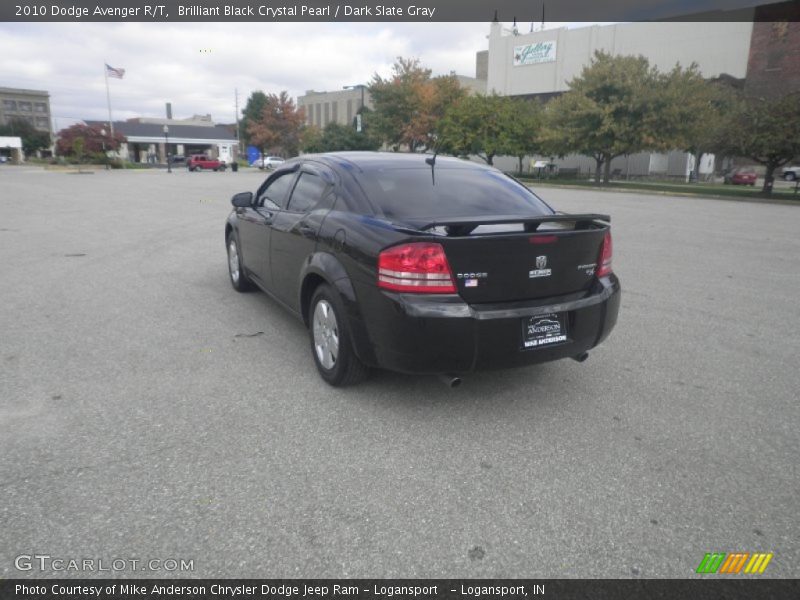Brilliant Black Crystal Pearl / Dark Slate Gray 2010 Dodge Avenger R/T