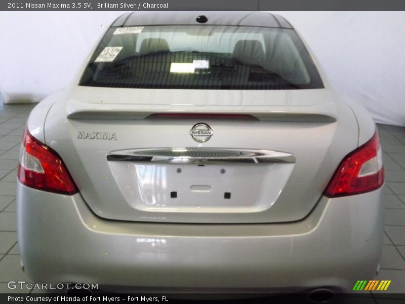 Brilliant Silver / Charcoal 2011 Nissan Maxima 3.5 SV