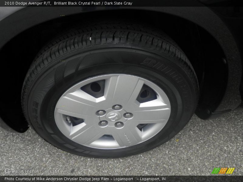Brilliant Black Crystal Pearl / Dark Slate Gray 2010 Dodge Avenger R/T