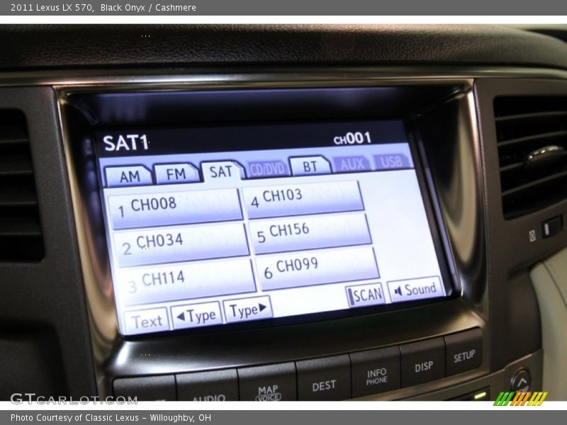Black Onyx / Cashmere 2011 Lexus LX 570