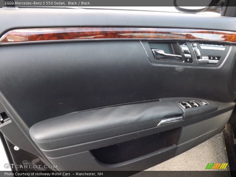 Black / Black 2009 Mercedes-Benz S 550 Sedan